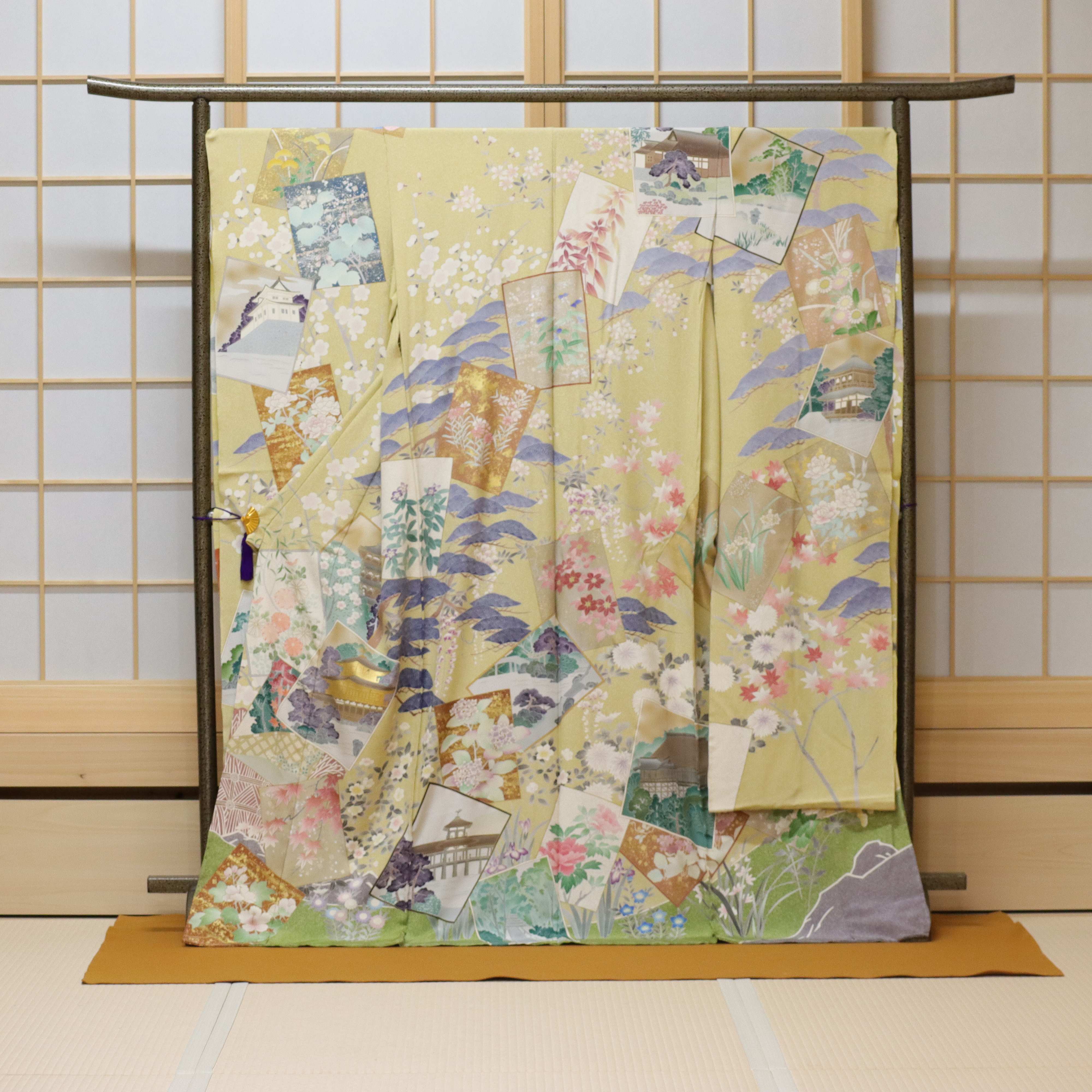 日本工芸会正会員「吉田喜八郎」作　振袖